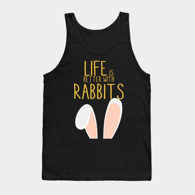 Life is bitter with rabbits Tank Top by BeDesignerWorld